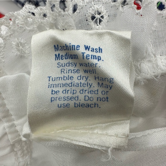 Vintage Hansel & Gretel Style Dirndl Dress Blue Gingham Estimated Size 5–6 Girls - Picture 8 of 13